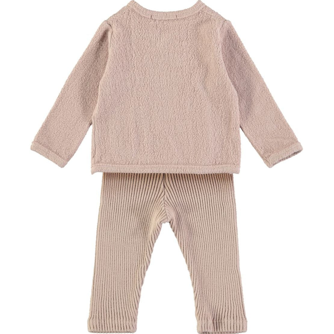 Conjunto Bebé Rib Soft Pink Baby Clic - Babyclic - PetitGegant