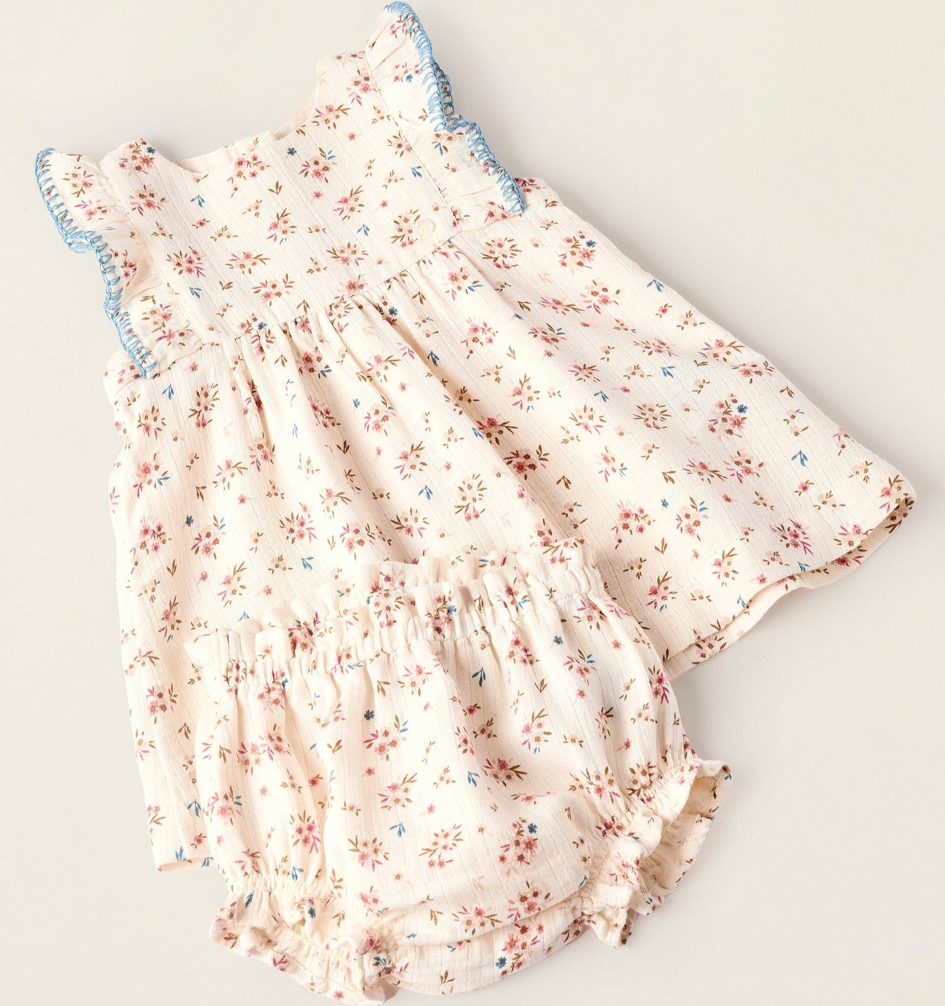 Conjunto Bebé Vestido+Cubrepañal Floral Zy - Zippy - PetitGegant