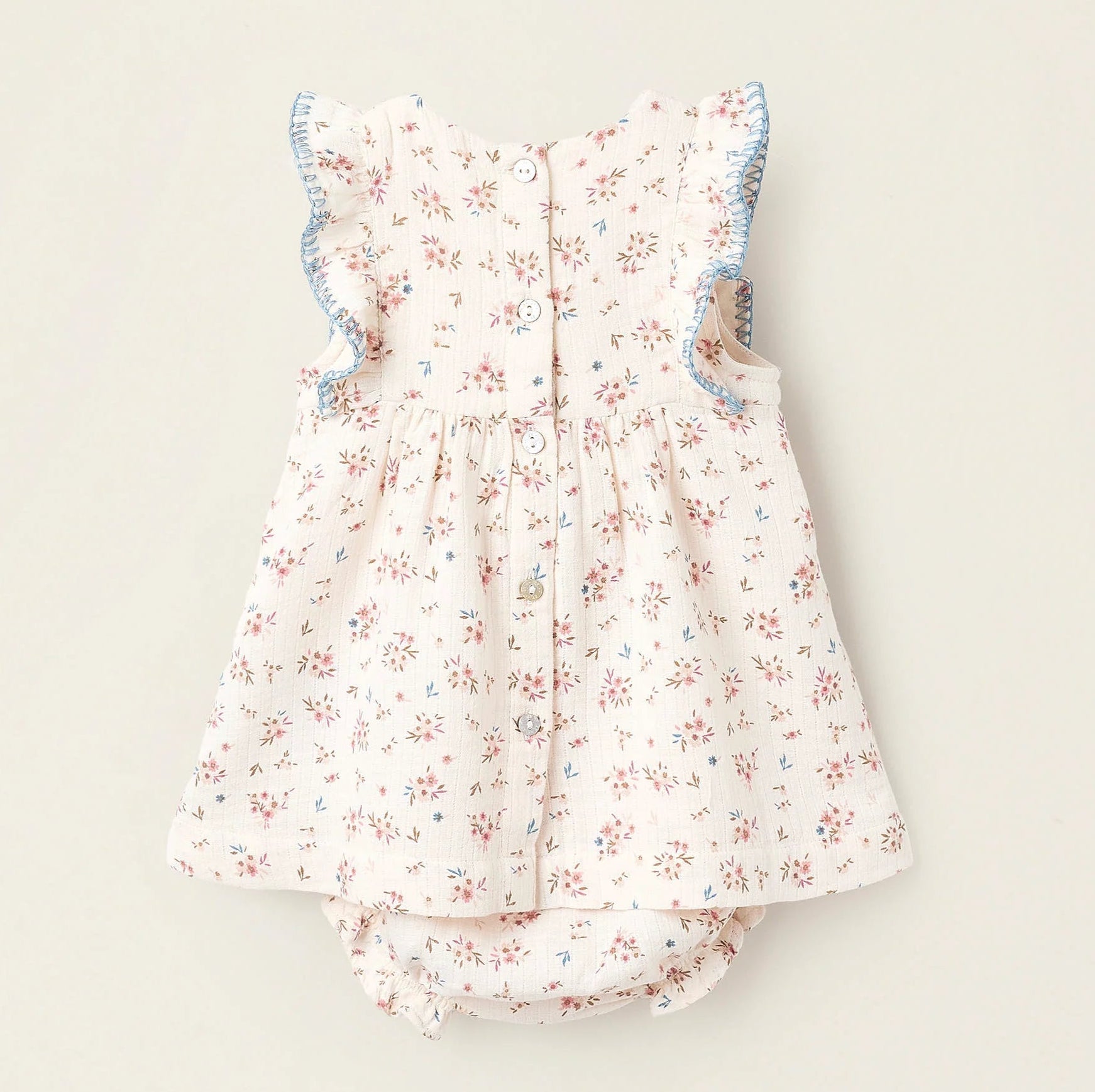 Conjunto Bebé Vestido+Cubrepañal Floral Zy - Zippy - PetitGegant