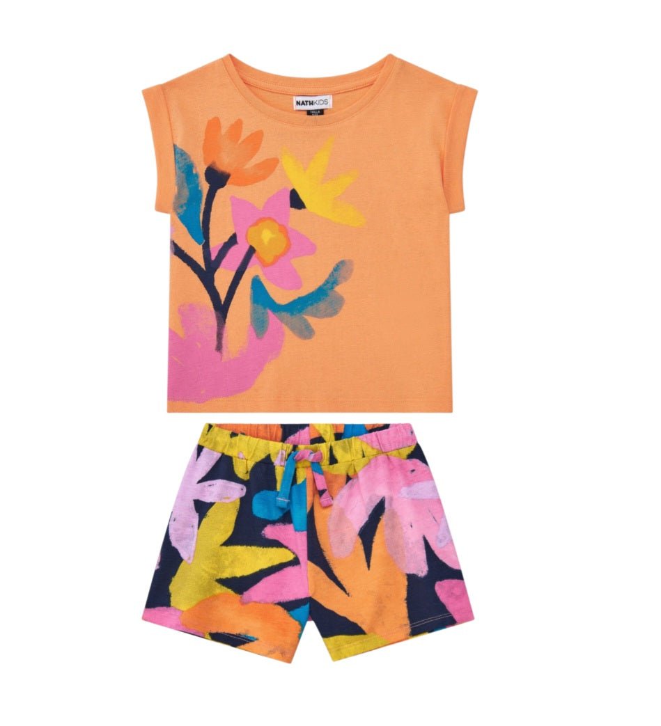 Conjunto Camiseta+Shorts Alaba Sun Lover Nath Kids - Nath Kids - PetitGegant