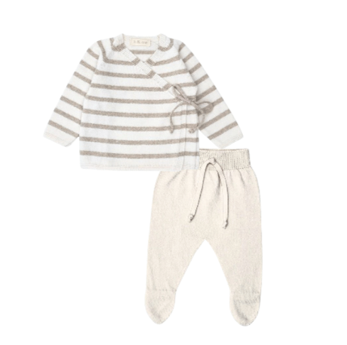 Conjunto Jubón Etienne+Polaina Liam Cream Toasted Li & Me - Li & Me - PetitGegant
