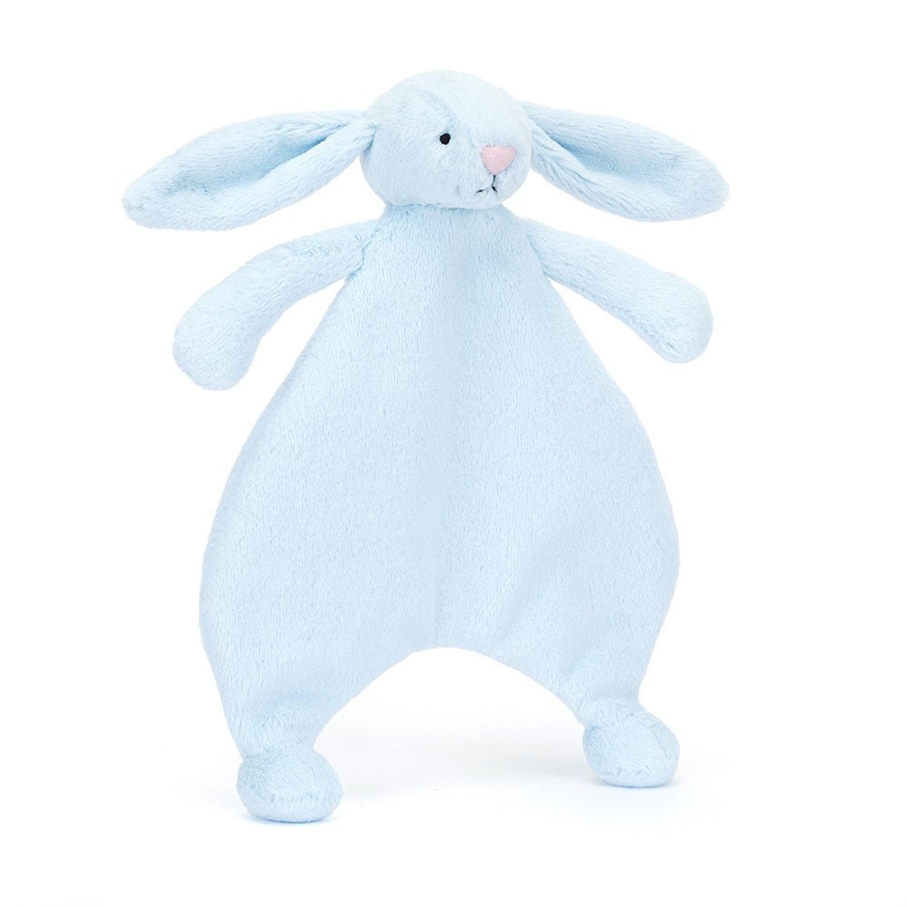 Dou Dou Bashful Baby Blue Bunny Comforter Jellycat - Jellycat - PetitGegant