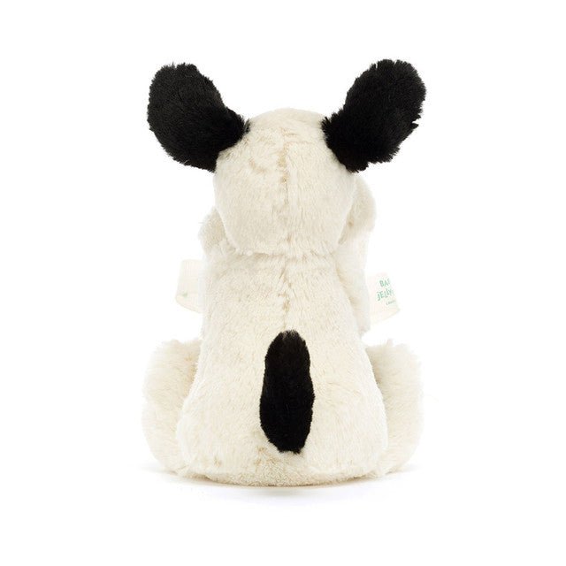 Dou Dou Bashful Black & Cream Puppy Soother Jellycat - Jellycat - PetitGegant