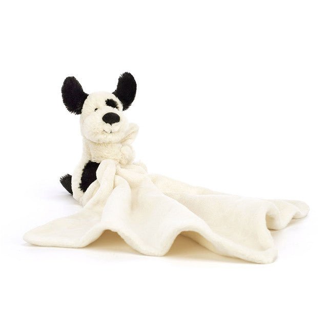 Dou Dou Bashful Black & Cream Puppy Soother Jellycat - Jellycat - PetitGegant