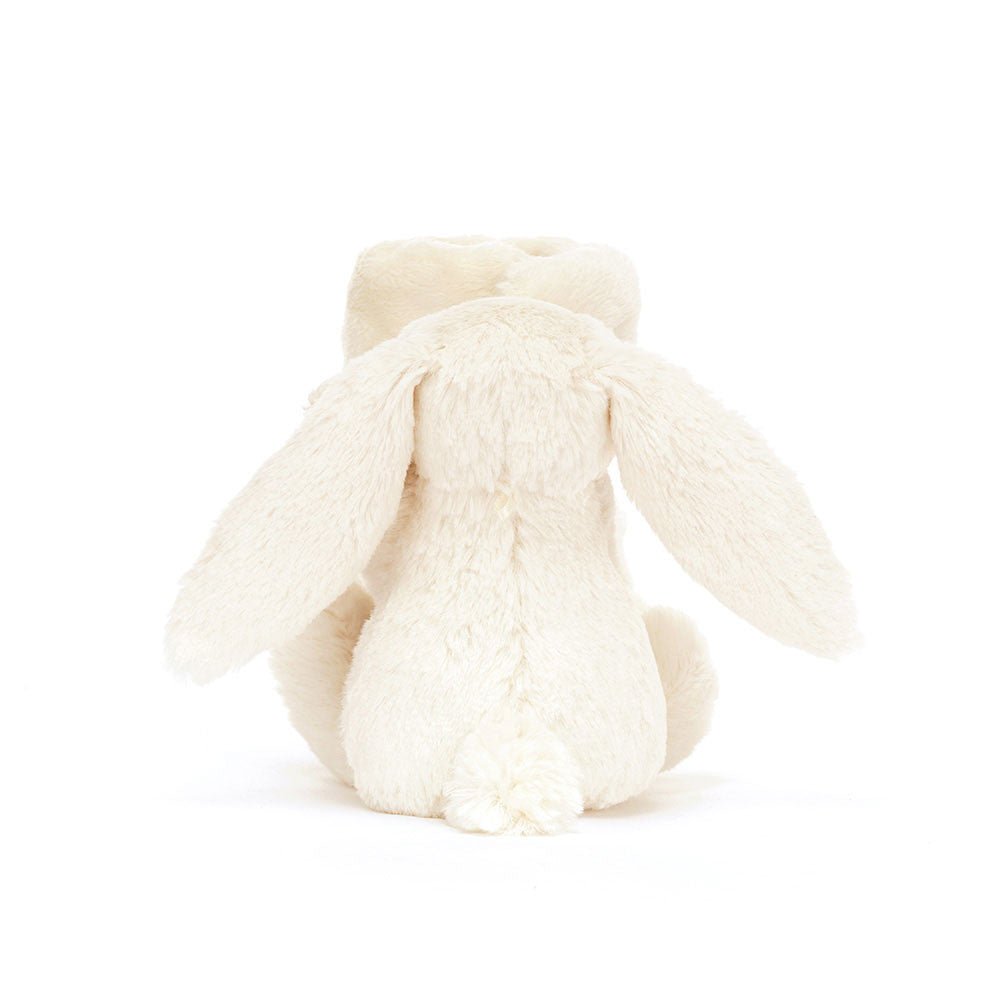 Dou Dou Bashful Blossom Cream Bunny 'Berry' Soother Jellycat - Jellycat - PetitGegant