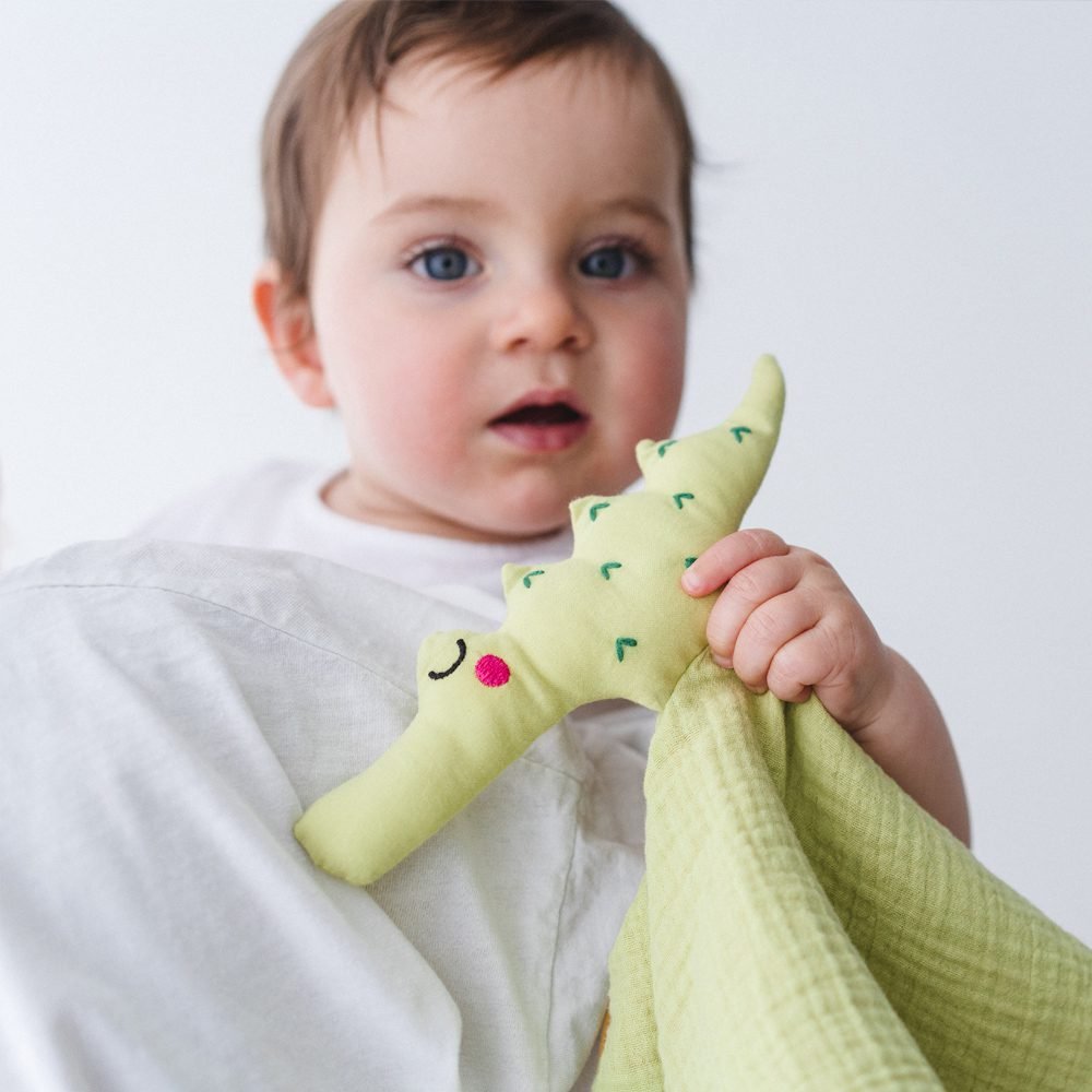 Doudou tejido orgánico crocodile Apunt Barcelona - Apunt Barcelona - PetitGegant