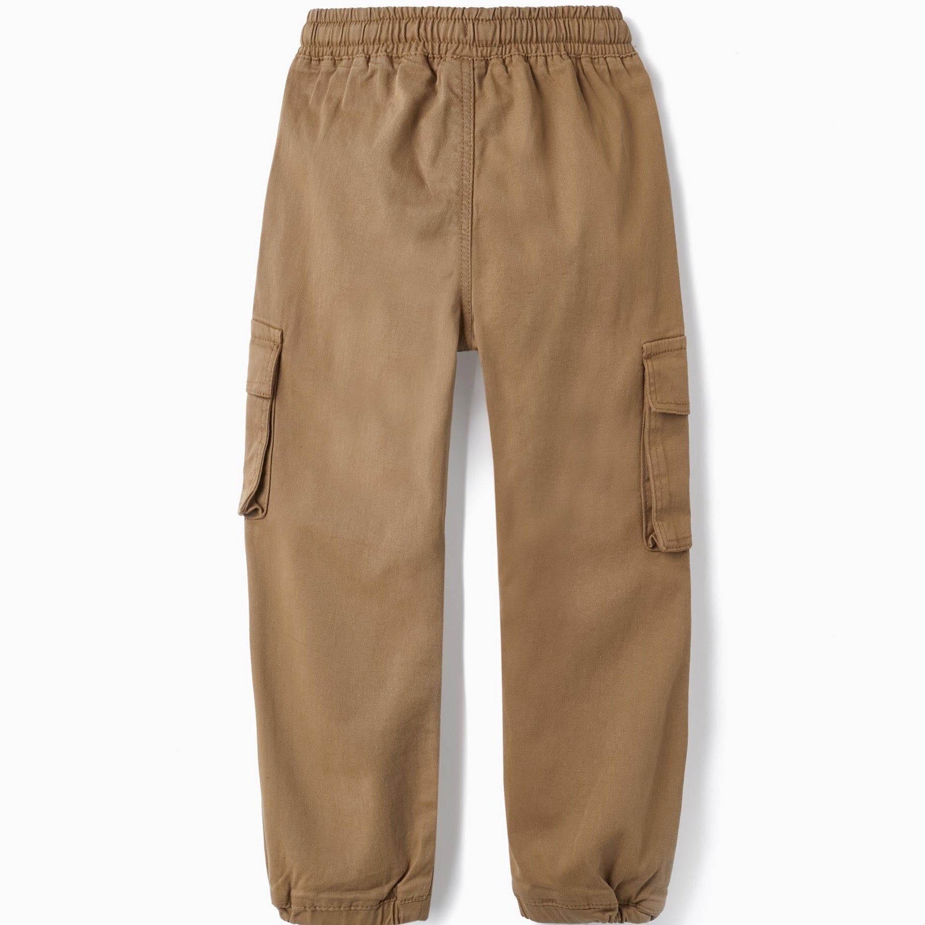 Pantalón de sarga cargo Cámel ZY