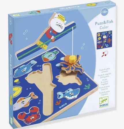 Encajable Puzz & Fish Color Djeco - Djeco - PetitGegant