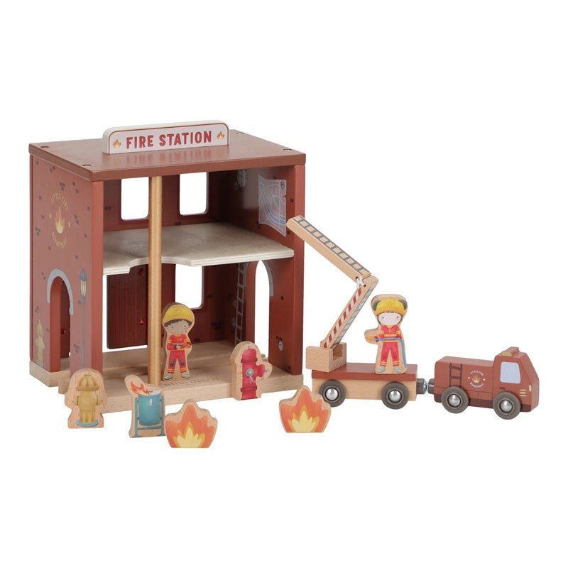 Estación de Bomberos de madera Little Dutch - Little Dutch - PetitGegant