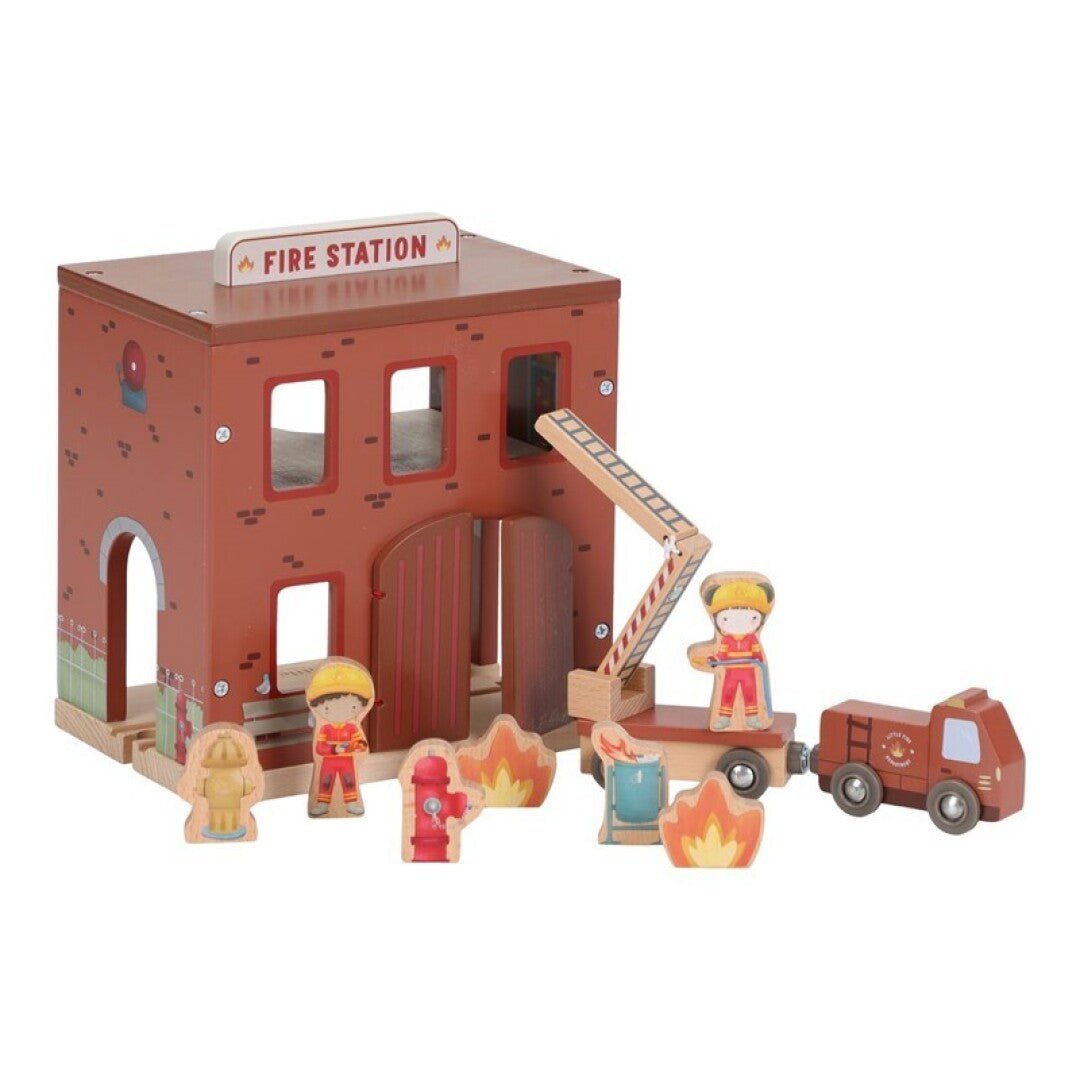 Estación de Bomberos de madera Little Dutch - Little Dutch - PetitGegant
