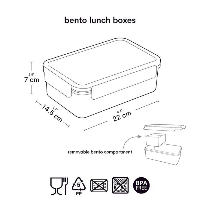 Fiambrera Almuerzo Bento Cerezas A Little Lovely - A little lovely company - PetitGegant