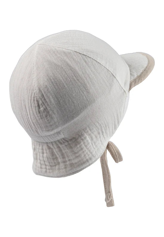 Gorra Reversible Arena/ Blanco UV+50 Sterntaler - Sterntaler - PetitGegant