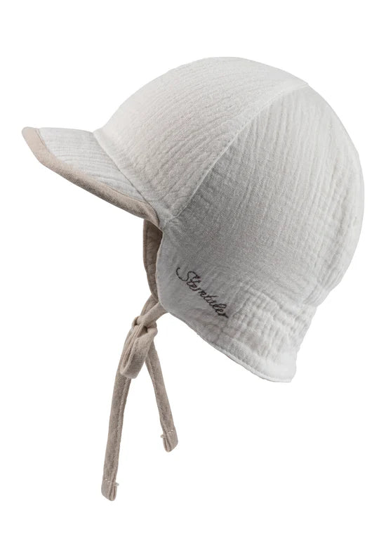 Gorra Reversible Arena/ Blanco UV+50 Sterntaler - Sterntaler - PetitGegant