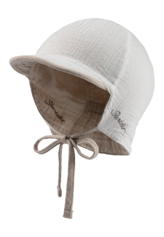 Gorra Reversible Arena/ Blanco UV+50 Sterntaler - Sterntaler - PetitGegant