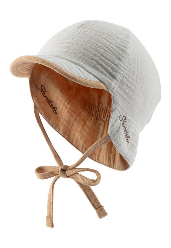 Gorra Reversible Salmón/ Crema UV+50 Sterntaler - Sterntaler - PetitGegant