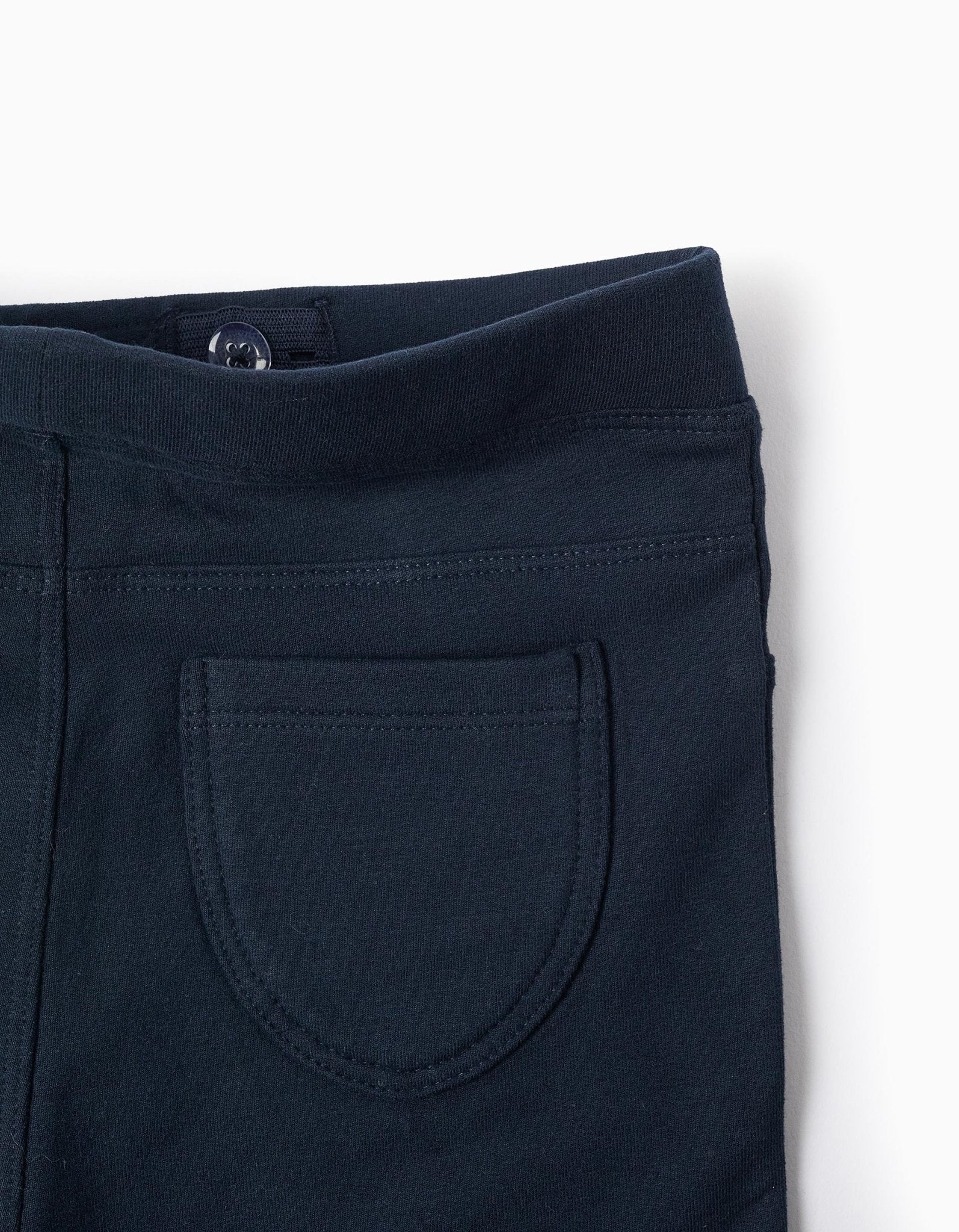 Jegging Perchado Flare Fit para Niña, Azul Oscuro ZY - Zippy - PetitGegant