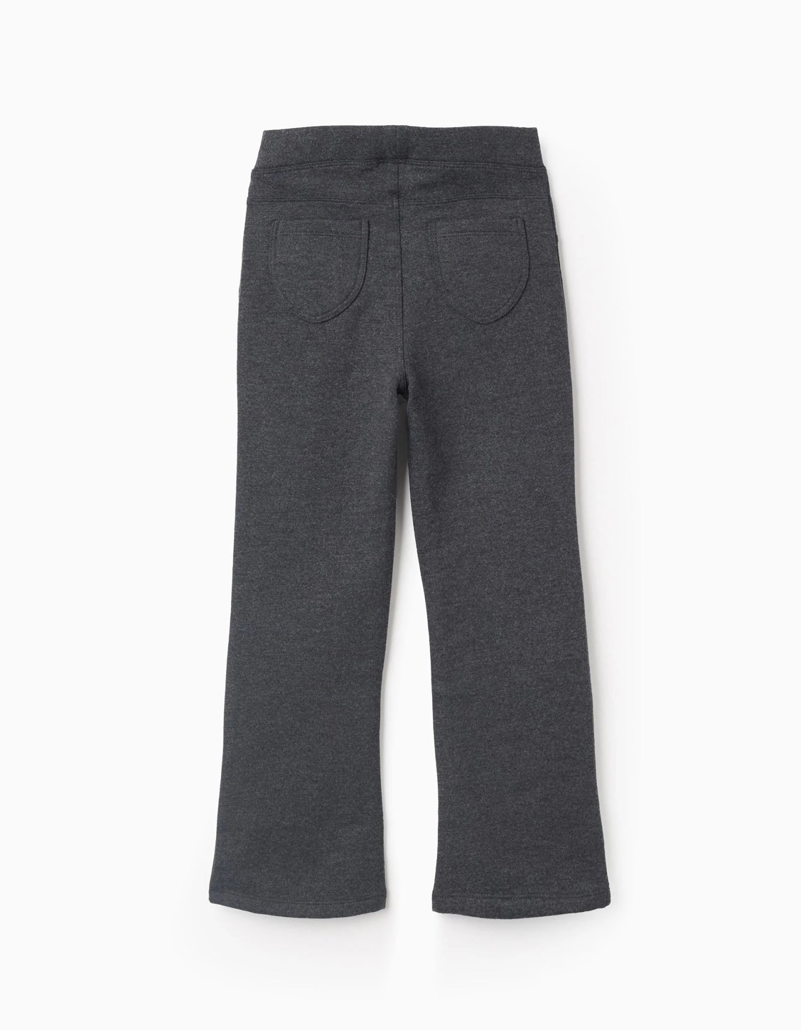 Jegging Perchado Flare Fit para Niña, Gris Oscuro ZY - Zippy - PetitGegant