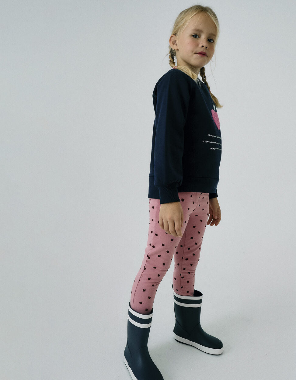 Jeggings Perchados con Estampado Rosa Zy - Zippy - PetitGegant