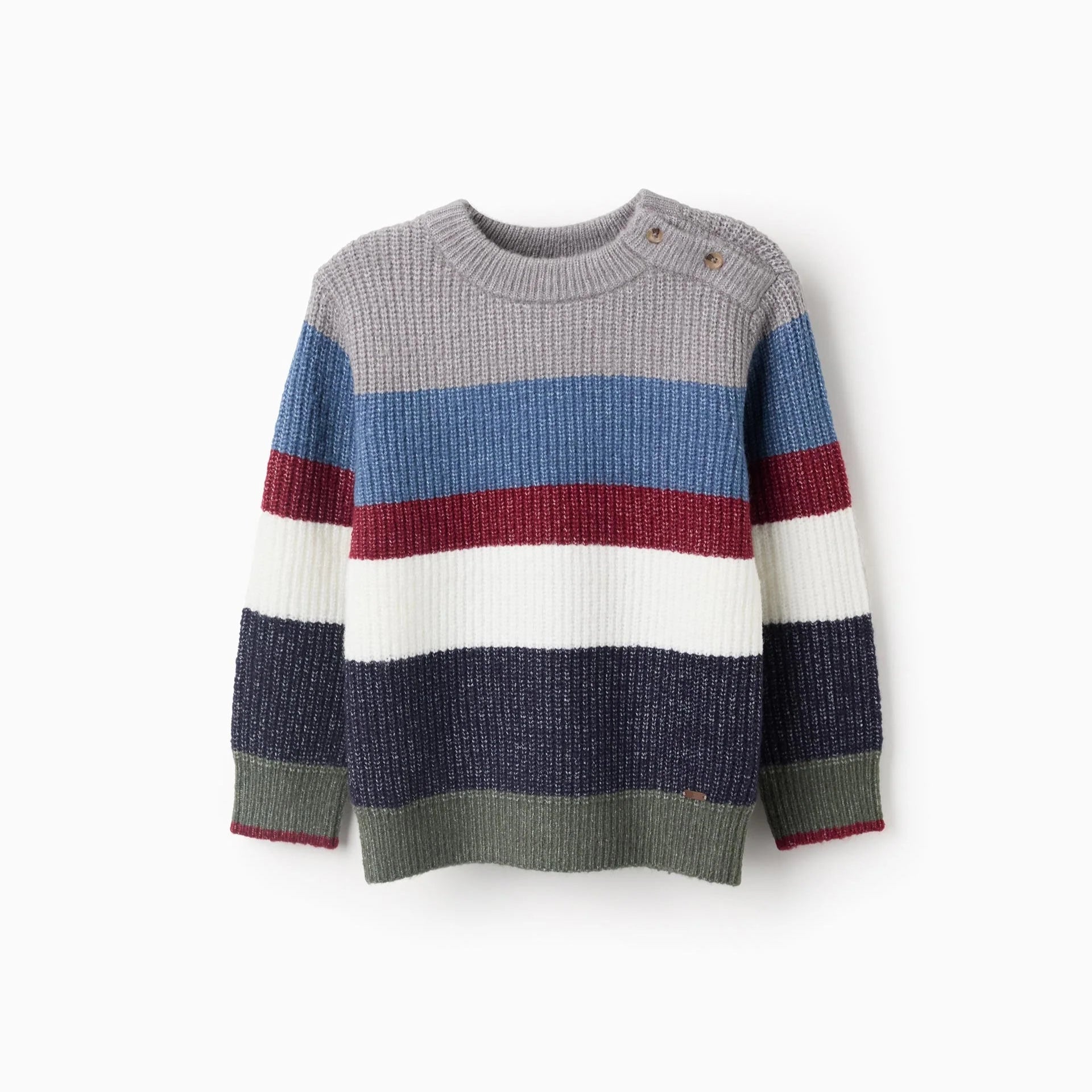 Jersey de Punto a Rayas con Botones ZY - Zippy - PetitGegant