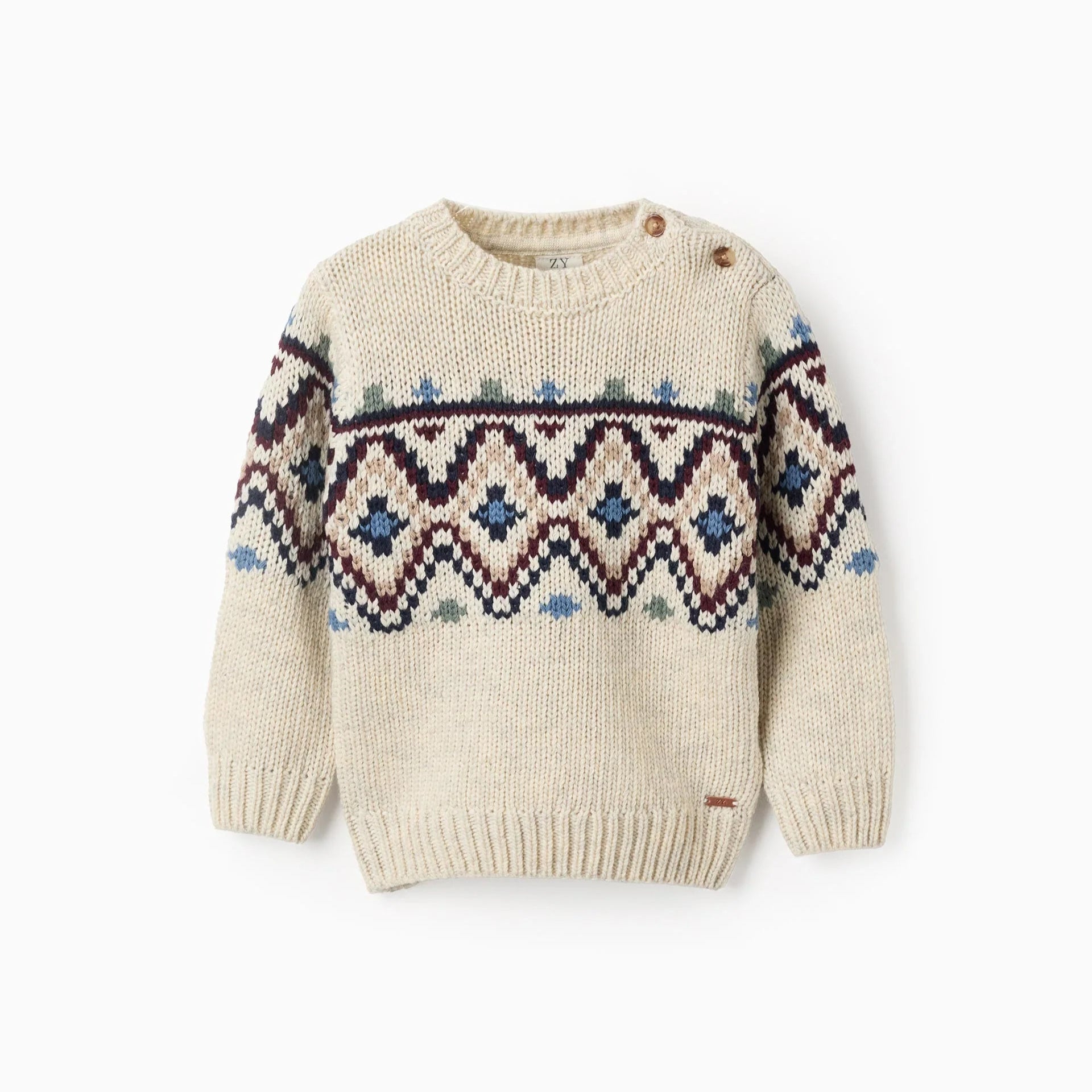 Jersey de punto con Jacquard Zy - Zippy - PetitGegant