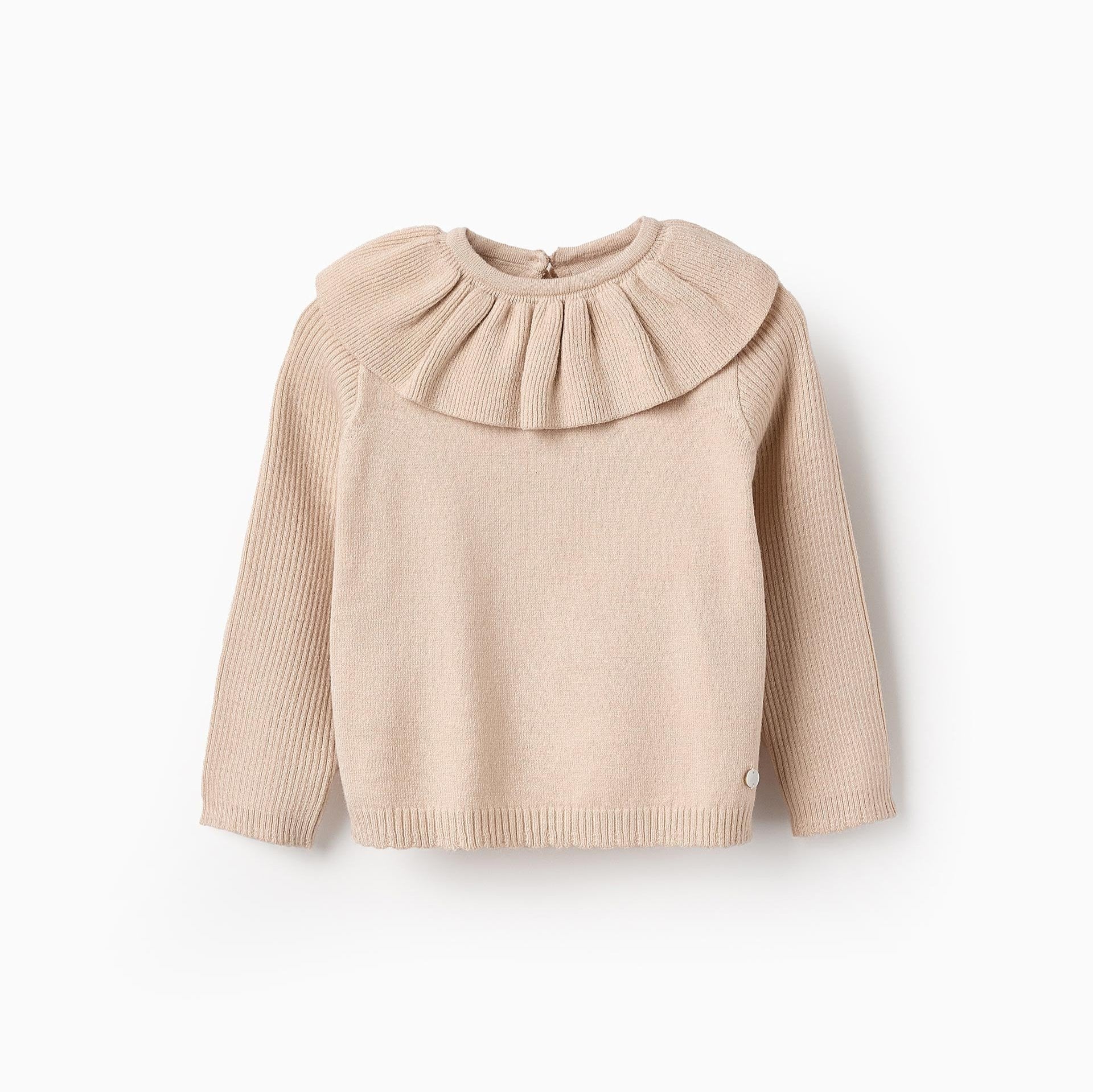 Jersey de Punto con Volantes Beige Bebé Zy - Zippy - PetitGegant