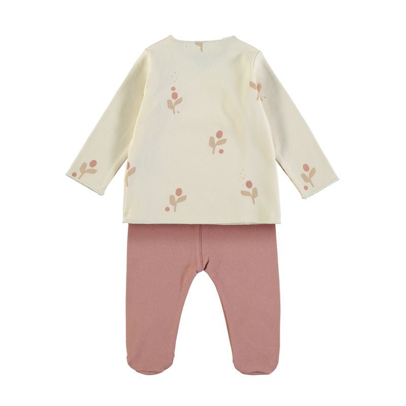 Jubón + Polaina Flor Cream Babyclic - Babyclic - PetitGegant