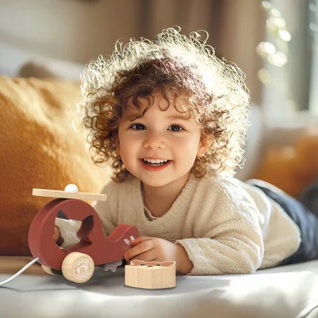 Juego de arrastre Helicóptero Speedy Monkey - Speedy Monkey - PetitGegant