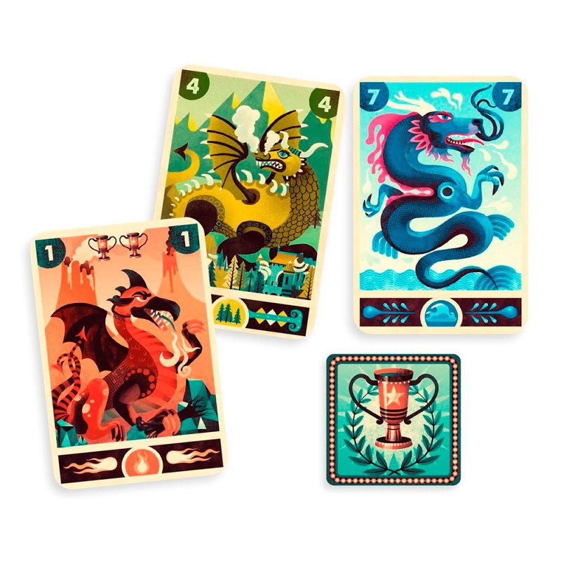 Juego de cartas Dragon Deck Djeco - Djeco - PetitGegant