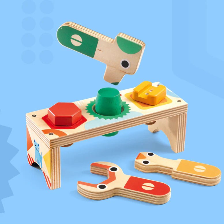 Juego de Madera Primera Edad Bricolou Djeco - Djeco - PetitGegant