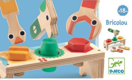 Juego de Madera Primera Edad Bricolou Djeco - Djeco - PetitGegant