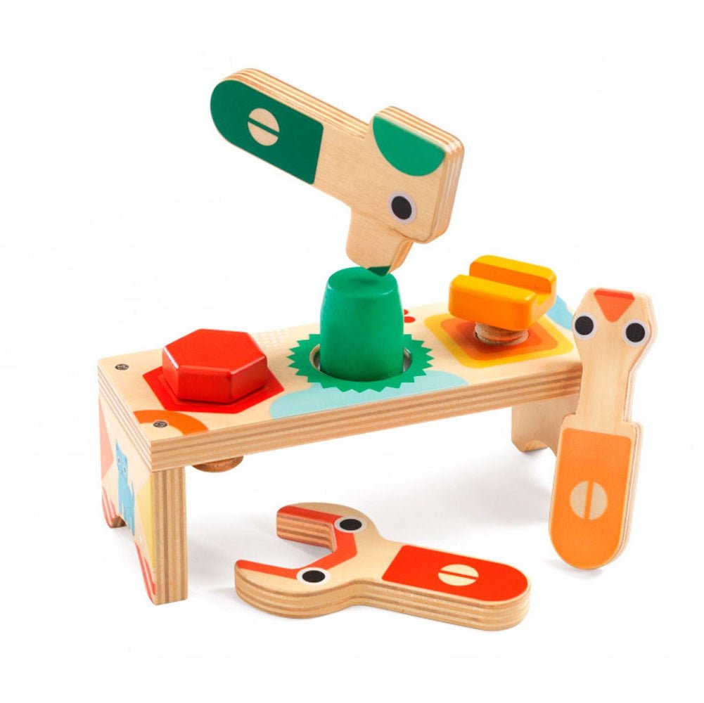 Juego de Madera Primera Edad Bricolou Djeco - Djeco - PetitGegant