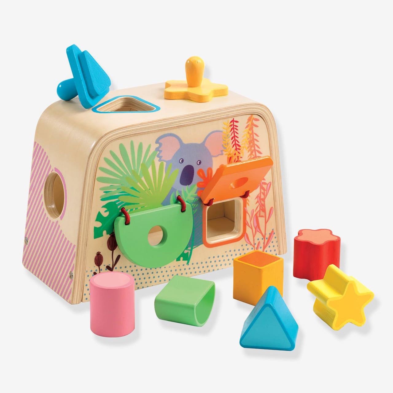 Juego de madera primera edad Multi Boita Djeco - Djeco - PetitGegant
