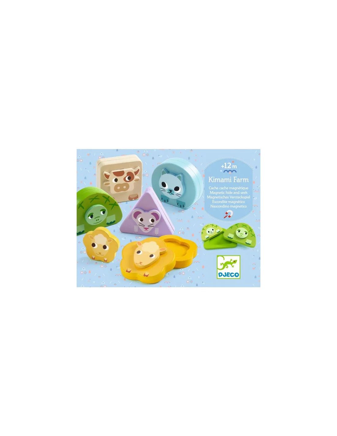 Juego magnéticos Kimani Granja Djeco - Djeco - PetitGegant