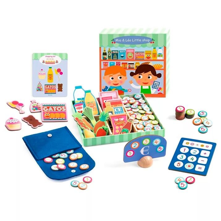 Juego Mia & Leo Little Shop Djeco - Djeco - PetitGegant