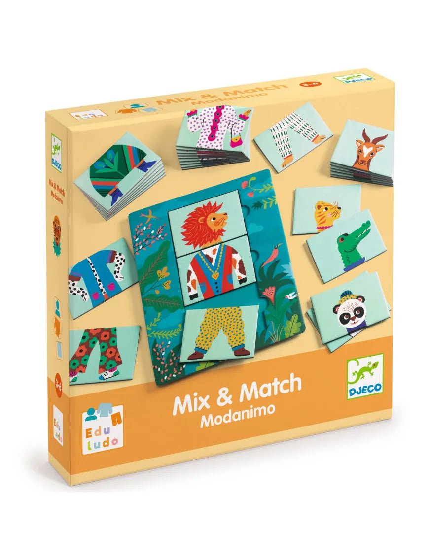 Juego Mix & Match Modanimo Djeco - Djeco - PetitGegant