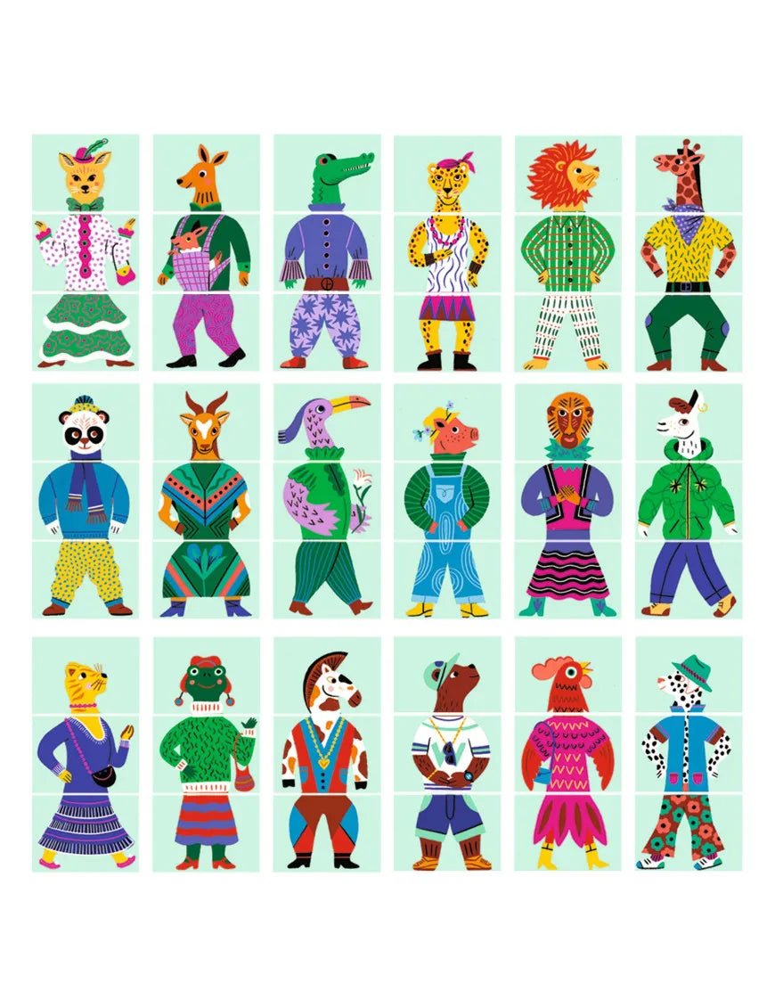Juego Mix & Match Modanimo Djeco - Djeco - PetitGegant