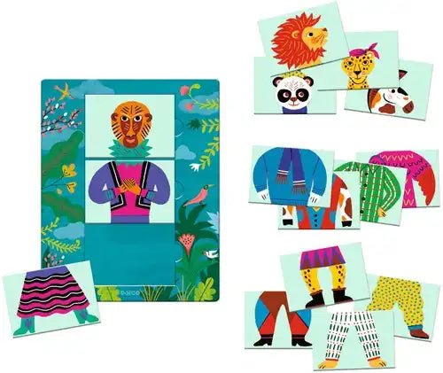 Juego Mix & Match Modanimo Djeco - Djeco - PetitGegant
