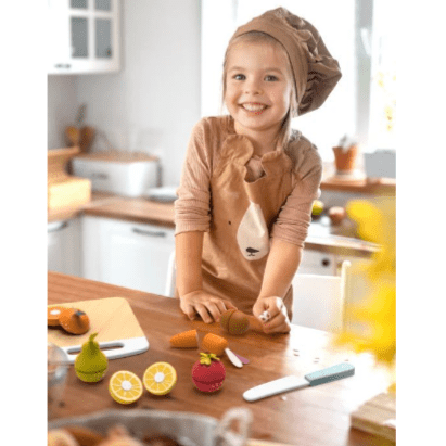 Juego Para Cortar Frutas y Verduras Speedy Monkey - Toopiz - PetitGegant