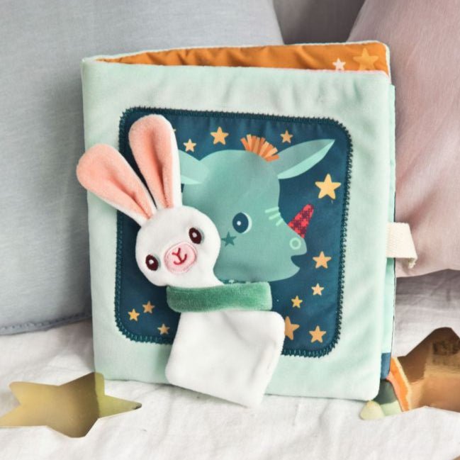 Libro sensorial "Joe y su Peluche" Lilliputiens - Lilliputiens - PetitGegant
