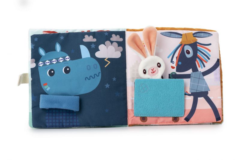 Libro sensorial "Joe y su Peluche" Lilliputiens - Lilliputiens - PetitGegant