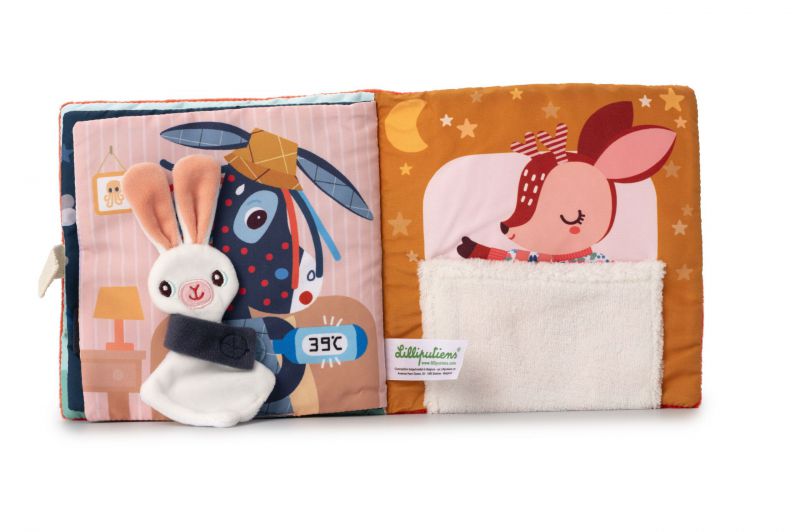 Libro sensorial "Stella y su Peluche" Lilliputiens - Lilliputiens - PetitGegant