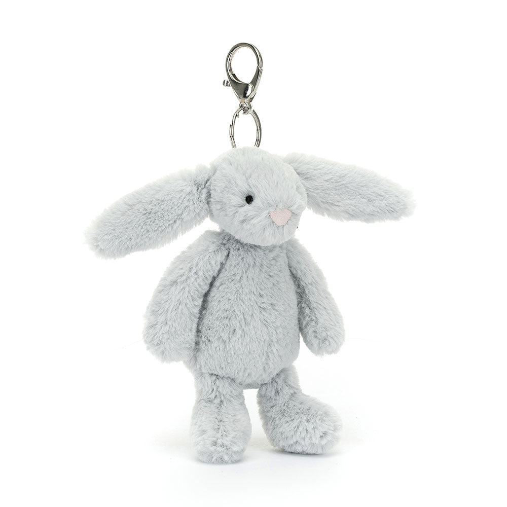 Llavero Bashful Silver Bunny Bag Charm Jellycat - Jellycat - PetitGegant