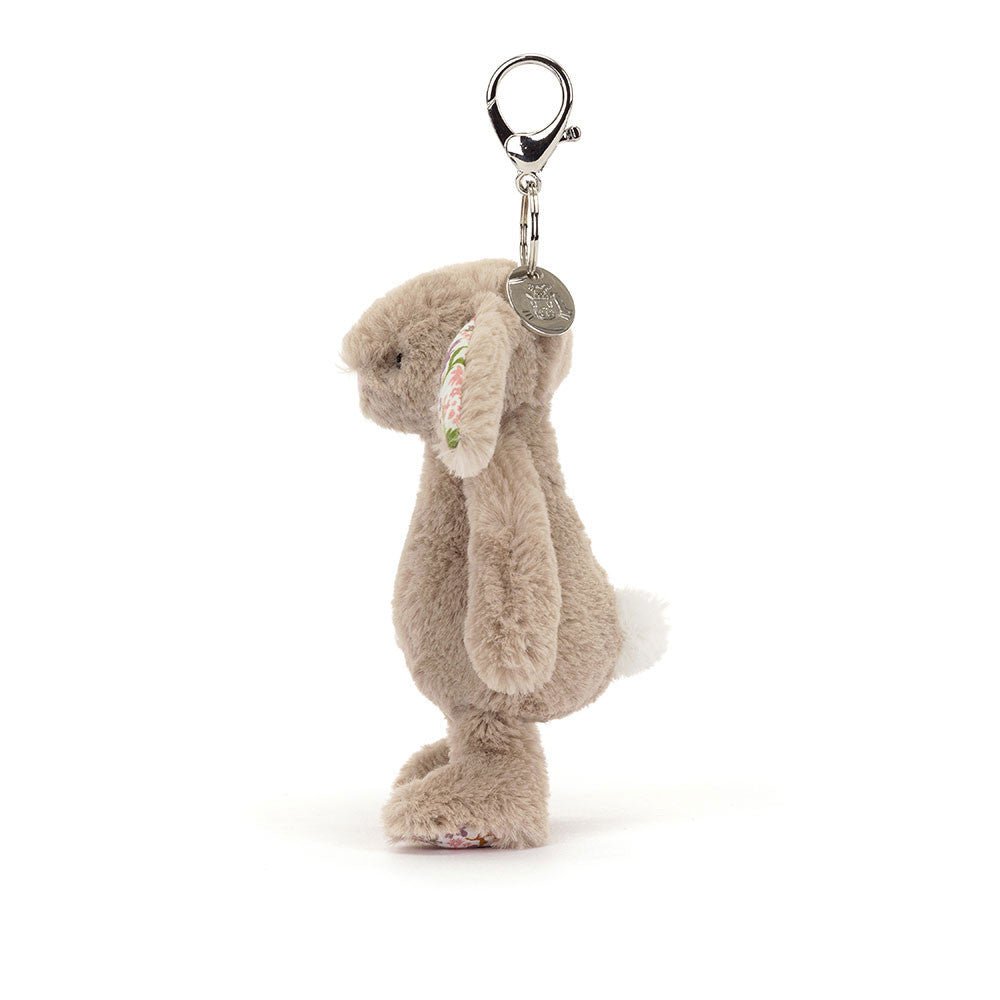 Llavero Blossom Beige Bunny 'Petal' Bag Charm Jellycat - Jellycat - PetitGegant