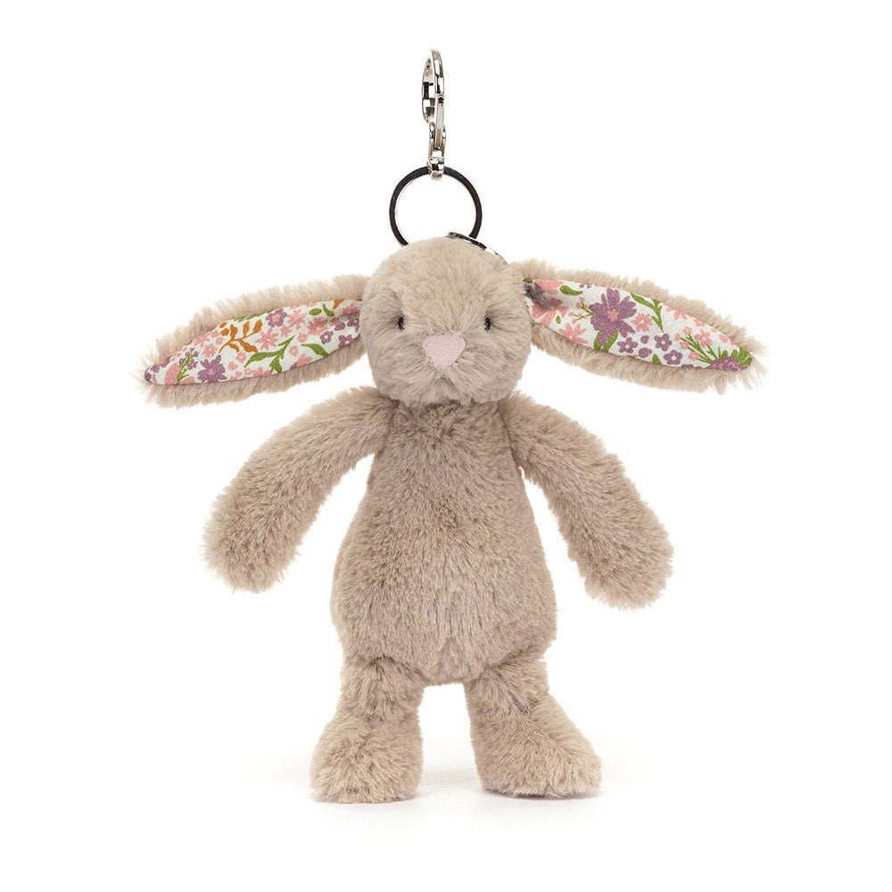 Llavero Blossom Beige Bunny 'Petal' Bag Charm Jellycat - Jellycat - PetitGegant