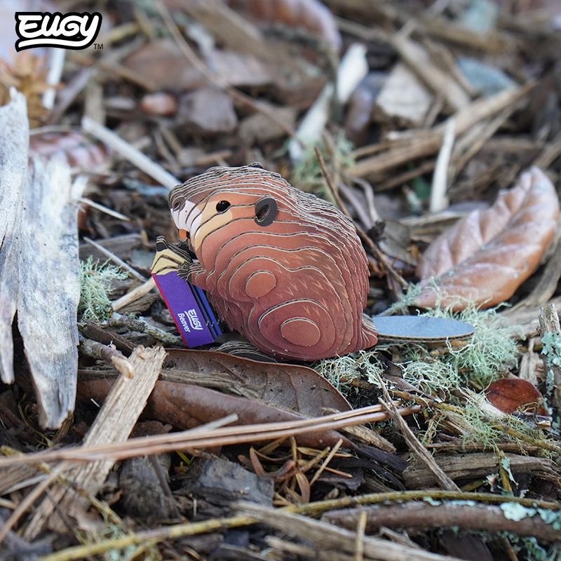 Mini 3D Puzzle Beaver Eugy - Eugy - PetitGegant