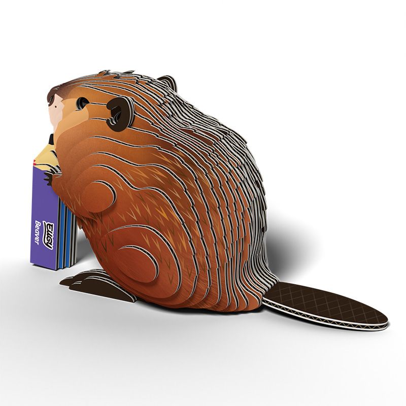 Mini 3D Puzzle Beaver Eugy - Eugy - PetitGegant