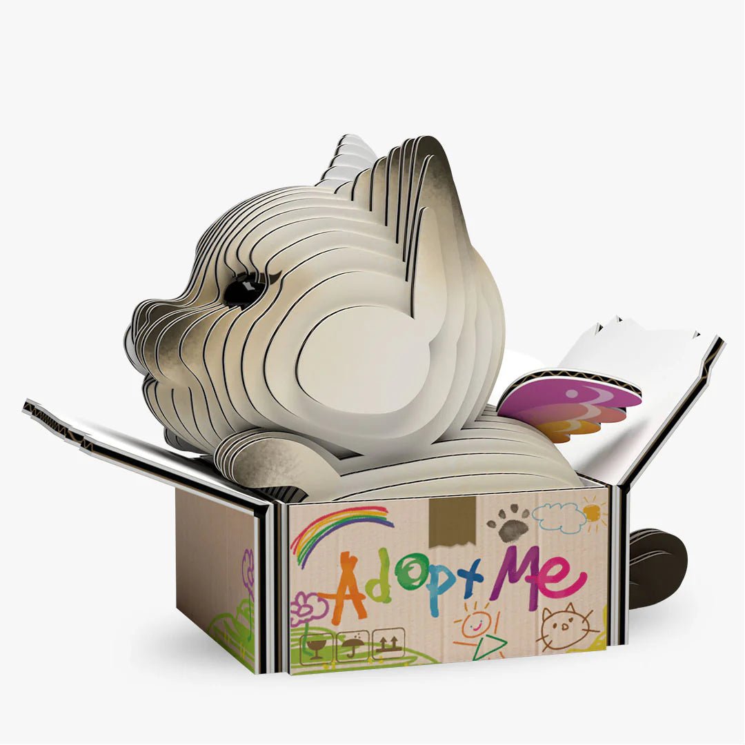 Mini 3D Puzzle Cat Mocha Eugy - Eugy - PetitGegant