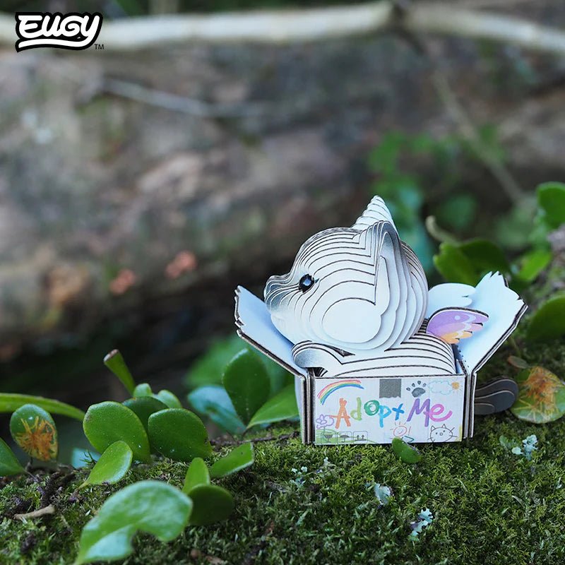 Mini 3D Puzzle Cat Mocha Eugy - Eugy - PetitGegant