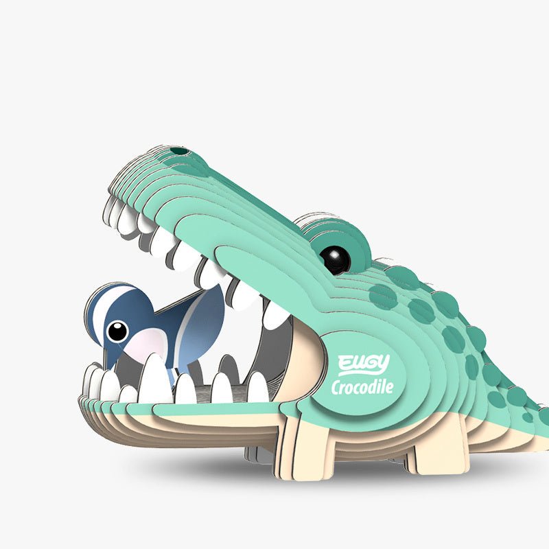 Mini 3D Puzzle Crocodile Eugy - Eugy - PetitGegant