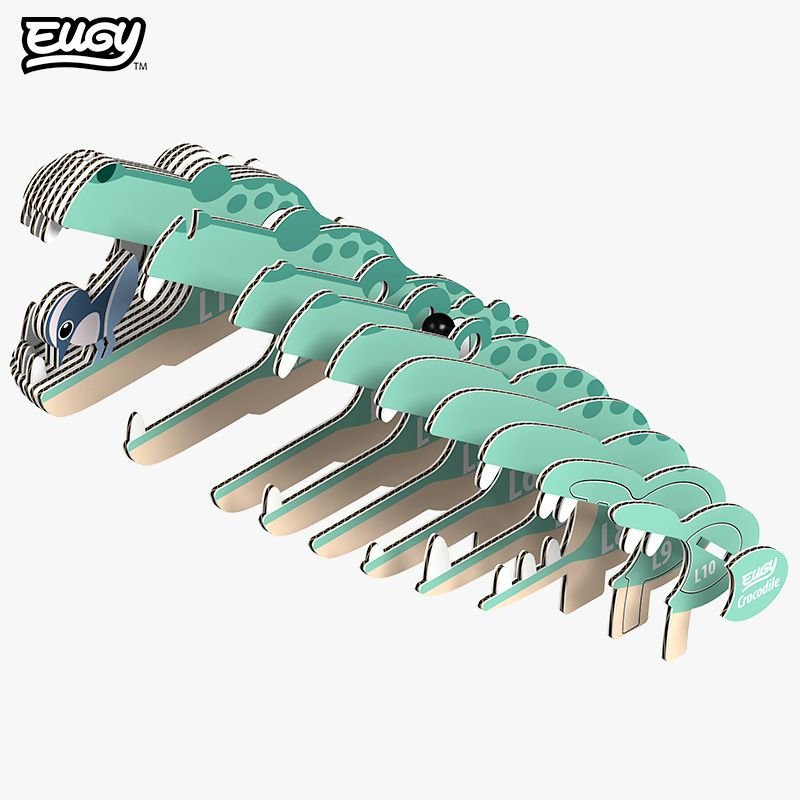 Mini 3D Puzzle Crocodile Eugy - Eugy - PetitGegant